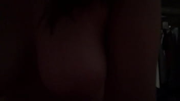Preview 2 of Granny Oral Flashing - Sexy amateur big tittied girl rides dick