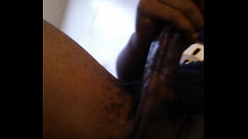 Preview 1 of Pregnant Russian Sex - Stroking my big black dick for the ladies 216