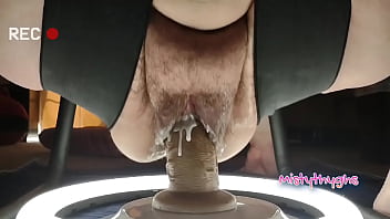 Preview 2 of It Assess - BBW Mistythyghs SEX CHAIR Compilation CREAMY CUNT MASSAGE