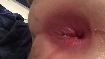 Preview 2 of Hot Teeny Chick Double Fuck - arse insertion with huge cup