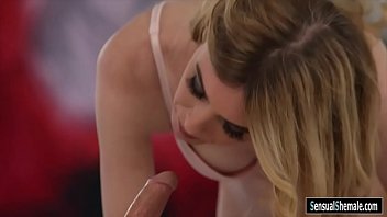 Preview 2 of Married Gay Fist Wife - Tight blond TS gets her asshole ripped