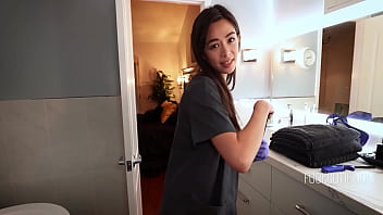 Preview 2 of Picking Up In Cab - Doctor Stepdaughter Fucks Stepdaddy To SAVE HIM | FuckCutie