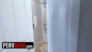 Preview 2 of Bikini Bench - Stunning Big Titty StepMother Lets Her Horny Stepson Pound Her Pussy Until His Cock Is Gushing