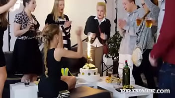 Preview 1 of 15 Ki Larki 10 Saal Ka Larka - Alexis Crystal celebrates her birthday with anal
