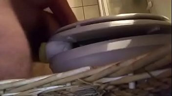 Preview 3 of Uk Tube Young Slut - Chubby teen has solo fun in the bathroom.
