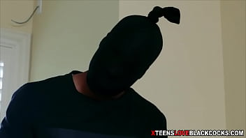 Preview 1 of Back Hol Mom - Two black dude destroy this tight teen&#039_s pussy and ass