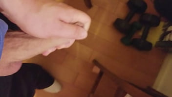 Preview 2 of 3 Black Boy Sex - Cumshot on the floor