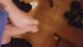 Preview 3 of 3 Black Boy Sex - Cumshot on the floor