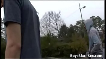 Preview 2 of Fresa Masturbas - Blacks On Boys - Gay Bareback Interracial Rough Fuck Video 10
