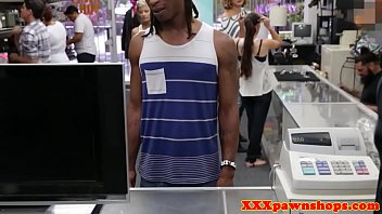 Preview 1 of Six Arbi Videos - Doggystyled pawnshop amateur sucks cock