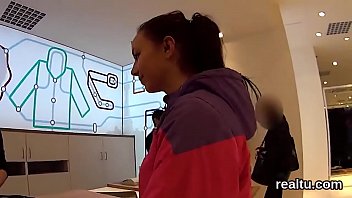 Preview 4 of Ninuma Milfs - Beautiful czech teen is teased in the shopping centre and rode in pov