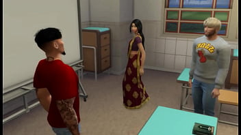 Preview 2 of Xxx Hot Vido Bf - Tarea Extra - Especial Sims 4  18 ESPA&Ntilde_OL - SPANISH