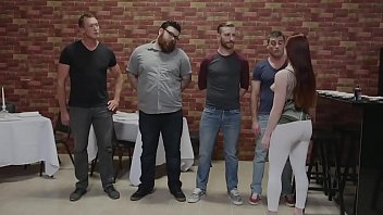 Preview 1 of Old Man 3x Porn - Leila Hazlett Pie Shop Gang Bang w Lance Hart Sebastian Keys Pierce Paris