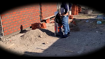 Preview 3 of Redhead Teen Nude - c&aacute_mara de seguridad en obra de construcci&oacute_n Ingeniera Nataly