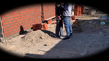 Preview 1 of Redhead Teen Nude - c&aacute_mara de seguridad en obra de construcci&oacute_n Ingeniera Nataly