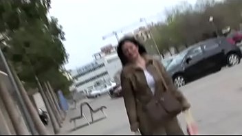 Preview 1 of Boys Sucking Busty Mom - Housewife in a park has solo sex