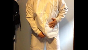 Preview 2 of 12 Plug2 - White Nike wind suit