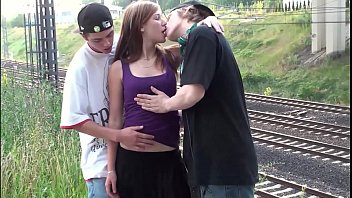 Preview 1 of X Nxx 17 - Cum on face of cute blonde teen Alexis Crystal in public sex gang bang orgy