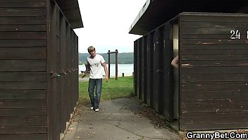 Preview 1 of A1 Bdsm - He fucks blonde near public changing room