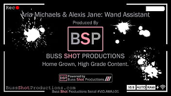 Preview 1 of Vuqdrxdew - AM.AJ.01 Aria Michaels &amp_ Alexis Jane Wand Assistant BussShotProductions.com