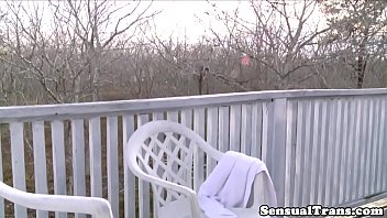 Preview 2 of Girl Hijab Solo - Sensual trannies fucking male lover