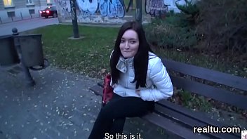 Preview 4 of Brother Waif Xxx - Exquisite czech teen is tempted in the mall and drilled in pov