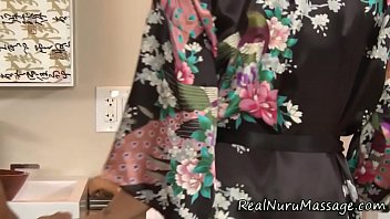 Preview 1 of Oily Budy Fuck - Asian masseuse rammed