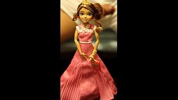Preview 2 of Av Japna - Cute and SEXY Disney Descendant&#039_s Audrey Doll Bukkake Cumpilation (compilation)
