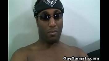 Preview 3 of German Boi - Horny Ebony Gangsta Playing His Big Cock On Cam
