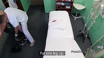 Preview 3 of Tarjan Vidio - Doctor pulls out sex toy from patients pussy