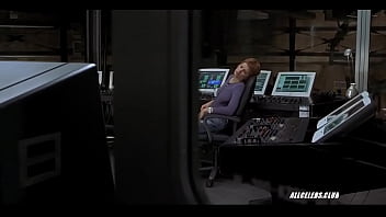 Preview 1 of Jerking Material Bbw Mature - Kim Dickens in Hollow Man 2000