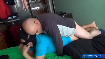 Preview 3 of Wife Gets Fucked By Two - Str8 Bear Fucking Raw a Dude