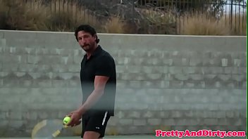 Preview 2 of Amanda Garner - Young babe fucked by tennis coach