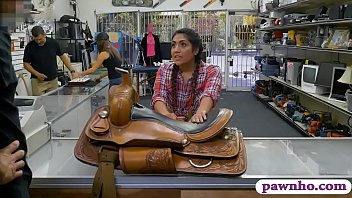 Preview 1 of Crot America - Pretty amateur brunette anal fucked by nasty pawn dude