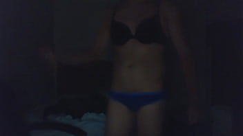 Preview 1 of Bif Asss - boyfriend wearing my lingerie streptease