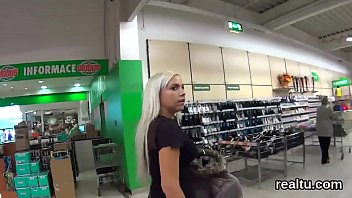 Preview 1 of Unti Opensex - Striking czech girl is seduced in the mall and plowed in pov