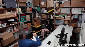 Preview 1 of Japanese Wife Fucked In Car - Perky tits babe Ivy Aura gives a nice blowjob and gets her pussy nailed by pervert LP officer in LP office