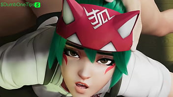 Preview 4 of Movs3 Boob - kiriko vs d-va HMV