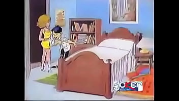 Preview 1 of Alex D Full Length - 4 Men battery a girl in cartoon.