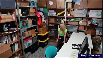 Preview 1 of Saxvidiyos - Small tits blond thief Alexa Raye fucked