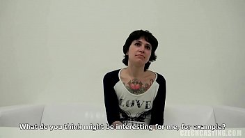 Preview 2 of Ocheus - Tattoed Short Hair Brunette Givving a Head