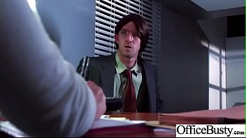 Preview 2 of Two Old One In A Female - Busty Office Girl (Phoenix Marie) Get Hardcore Action Bang vid-26