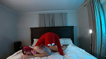 Preview 3 of Hot And Sexy Mom - Elmo Fucks Trans Woman