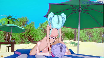 Preview 2 of Natasha Nice Johnny Shin - Cagliostro and Chris Yukine and Maria Cadenzavna Eve intense futanari sex. - Symphogear Hentai