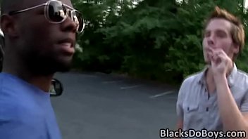 Preview 1 of Xxx Fransiz - Nasty white guy gets his ass rocked by black stud