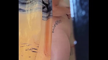 Preview 1 of Xnxx Japan Massage - Peeping tom neighbour caught me showering