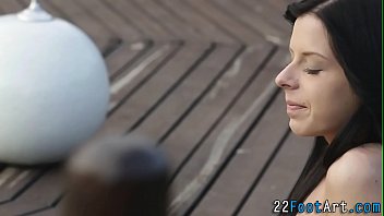 Preview 1 of School Xxxx Romans Video M4 - Kinky footjob babe tugs