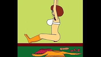 Preview 2 of Mom Dildo In Stockings - Velma&#039_s shemale contortion orgasm