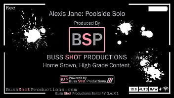 Preview 1 of Spry Russian Women Online Net - AJ.01 Alexis Jane Poolside Solo BussShotProductions.com Preview