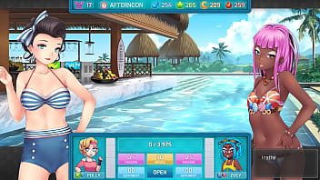 Preview 1 of Seal Packed Girls - HuniePop 2 - Double Date - Part 13 Soo Horny Ladies In Lingerie By LoveSkySan